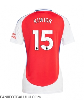 Arsenal Jakub Kiwior #15 Tricou Fotbal Replică 2024-25 Femei Acasa